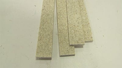 build-up strips to add stacked edge build up on solid surface