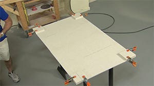 placing corner treatments first